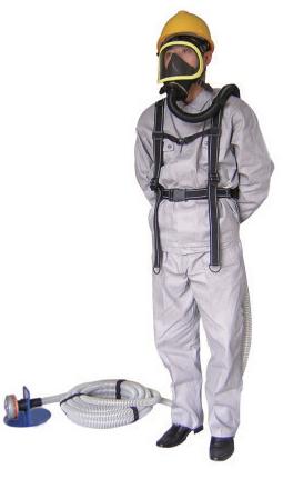 Simple long hose breathing apparatus